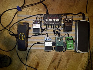 At My Feet I Have This Pedal Board